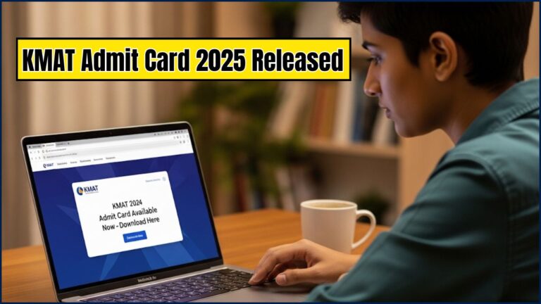 KMAT Admit Card 2025 Released