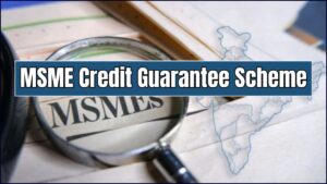 MSME Credit Guarantee Scheme