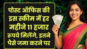 Post Office MIS Scheme: पोस्ट ऑफिस की इस स्कीम में हर महीने 11 हजार रूपये मिलेंगे, इतने पैसे जमा करने पर